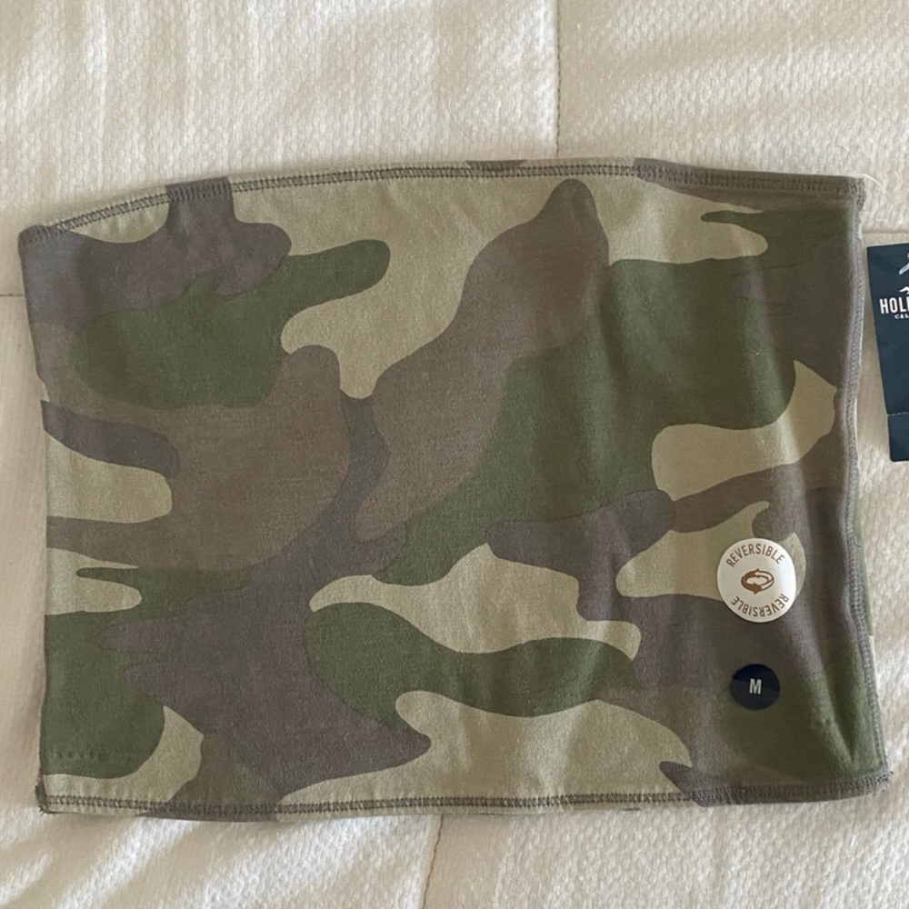 Camo and army green tube top. Reversible. NWT